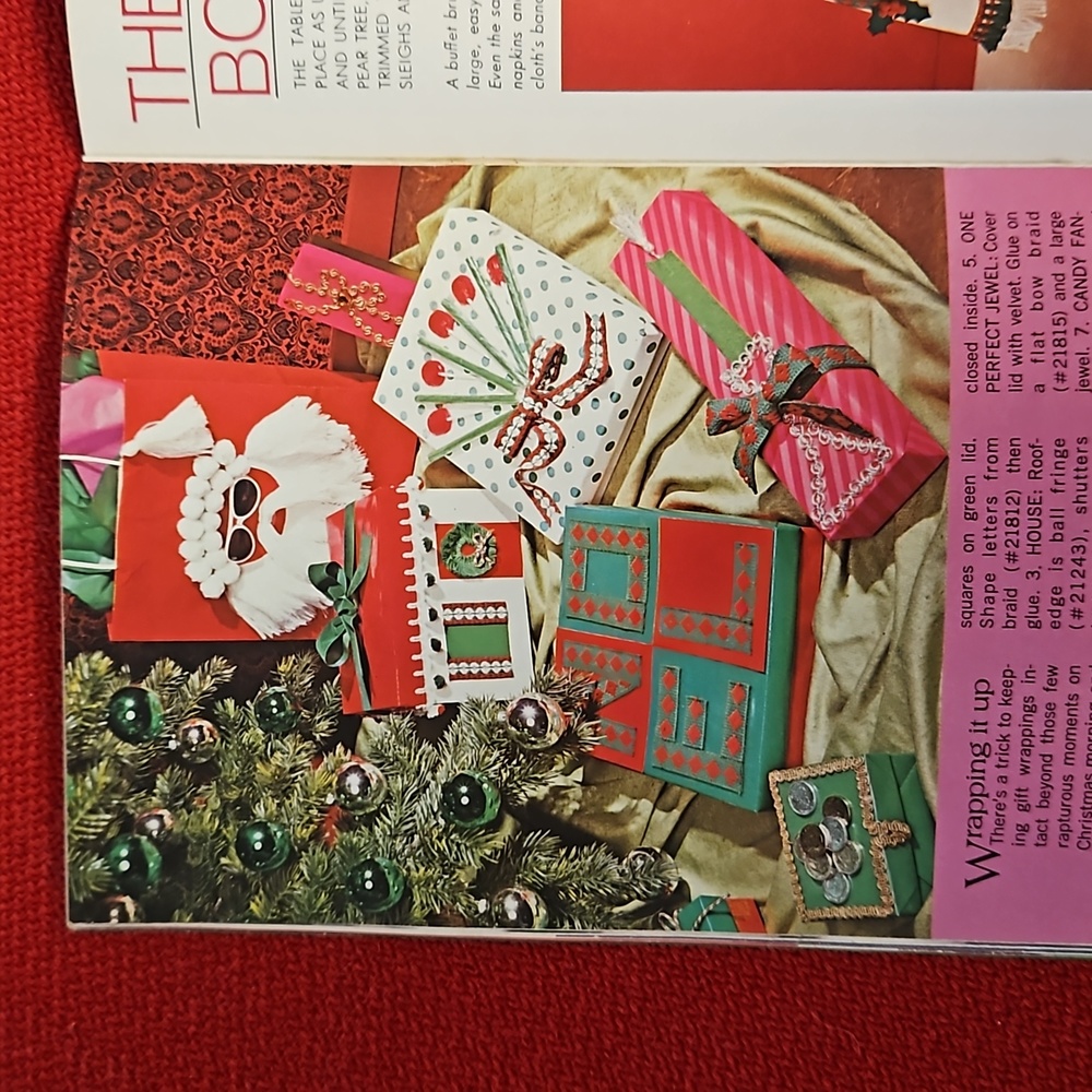 CONSO'S Christmas Crafts vintage 1972 How to guide DIY gifts decor 48 pages - Picture 8 of 13